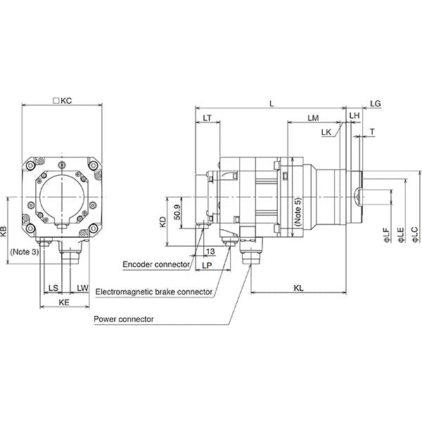 MITSUBISHI - HK-ST702G5 1/5 - Motors
