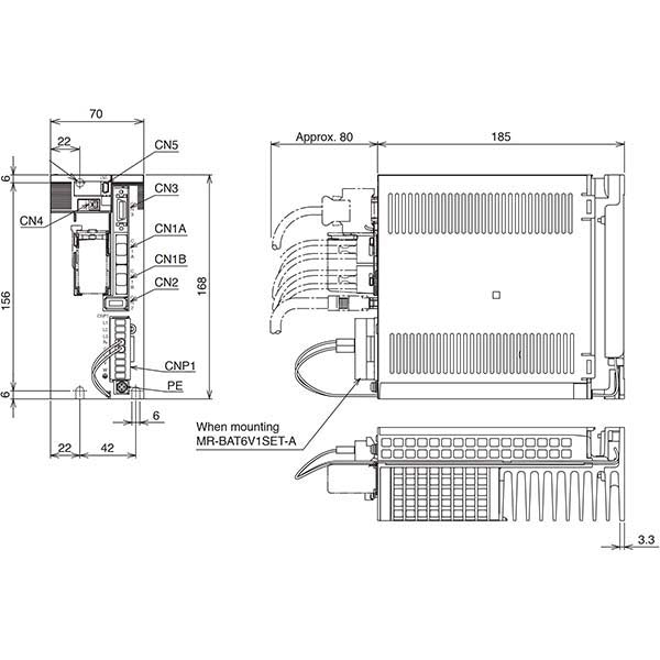 MITSUBISHI - MR-JE-100BF - Drives