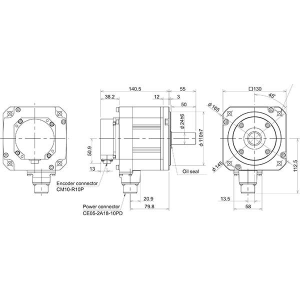 MITSUBISHI - HF104S-A48 - Motors