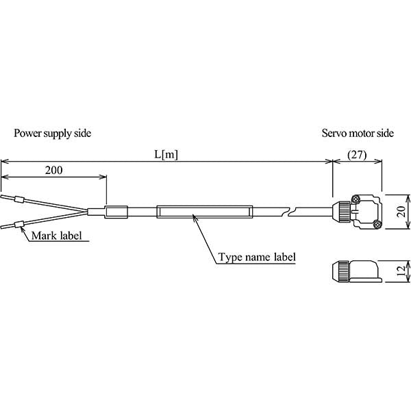 MITSUBISHI - SC-BKS1CBL10M-A1-H - Electrical Cable & Wires