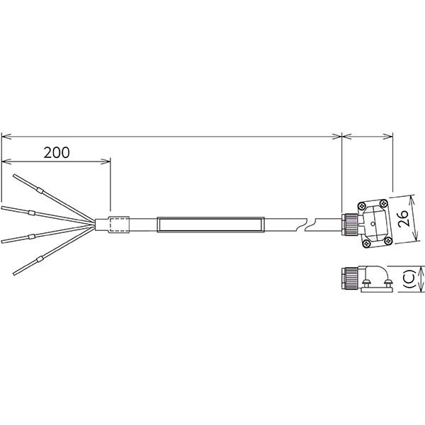 MITSUBISHI - SC-PWS3CBL7M-A2-H - Electrical Cable & Wires