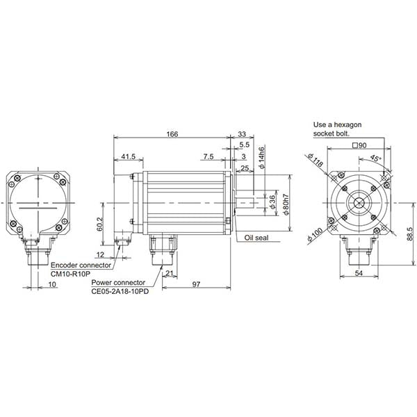 MITSUBISHI - HF-H105S-A51 - Motors