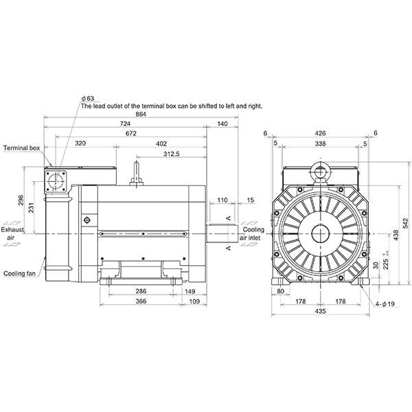 MITSUBISHI - SJ-4-V55-03T(M) - Motors