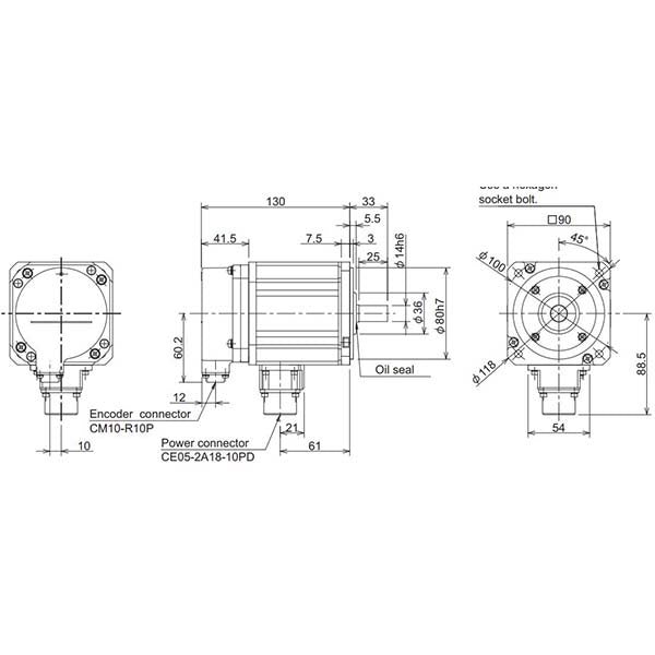 MITSUBISHI - HF75S-A51 - Motors