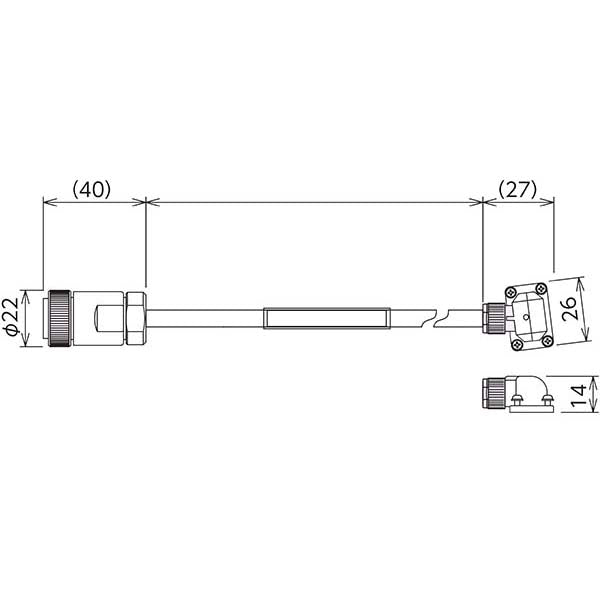MITSUBISHI - SC-PWS5JCBL2M-A2-S - Electrical Cable & Wires
