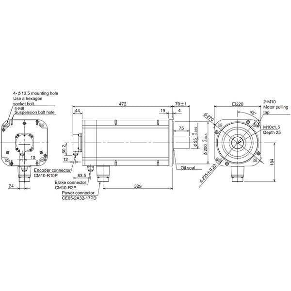 MITSUBISHI - HP1103BS-A51 - Motors