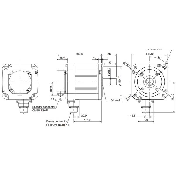 MITSUBISHI - HF-H154S-A48 - Motors