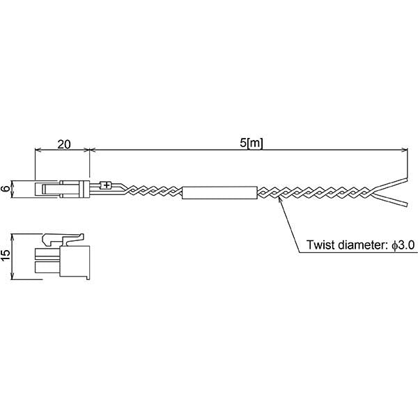 MITSUBISHI - SC-J2SJ4CTPWC5M - Electrical Cable & Wires