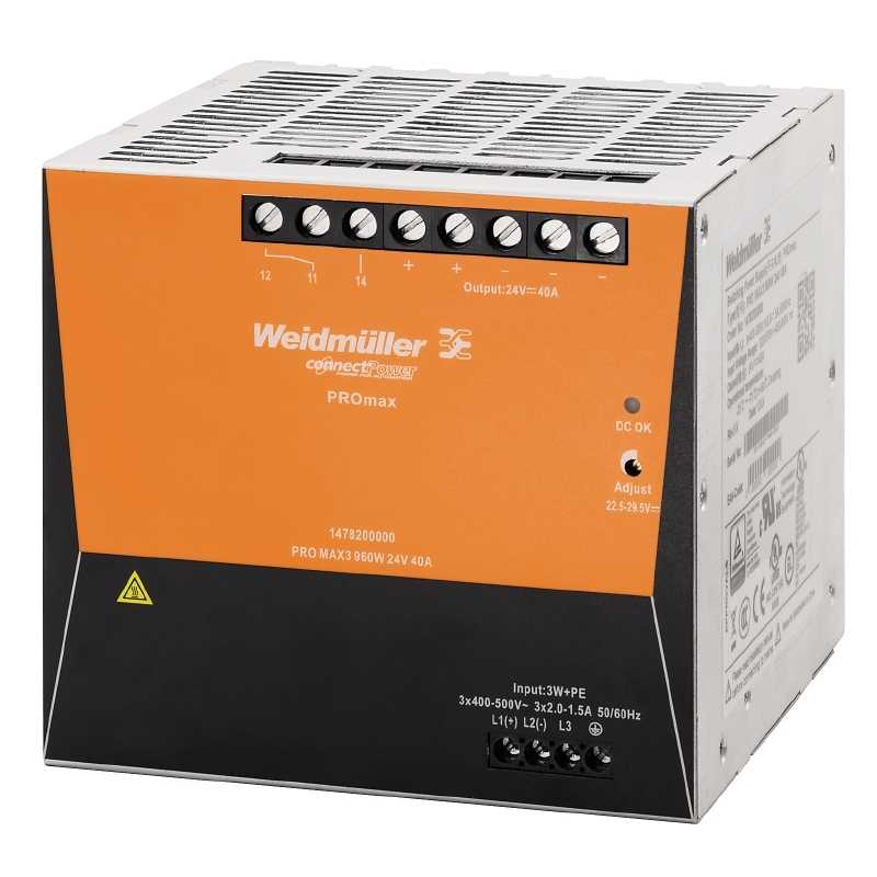 WEIDMULLER - 1478200000 - Power Supplies