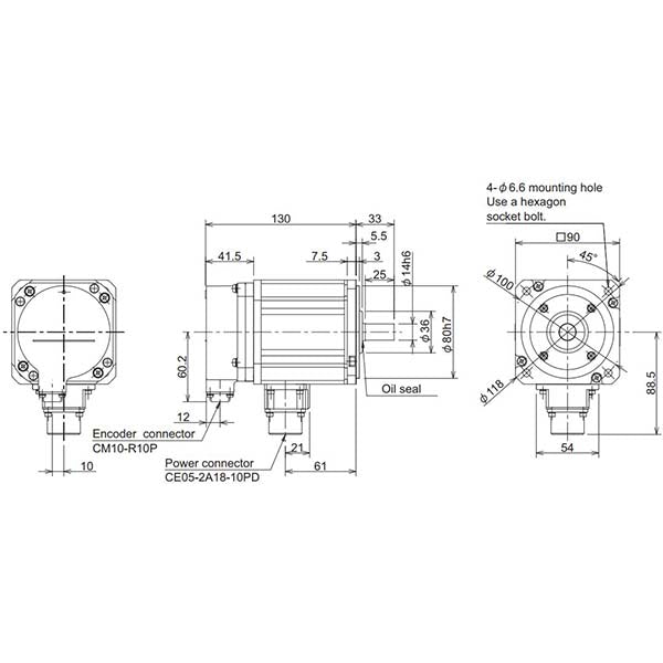 MITSUBISHI - HF-H75S-A51 - Motors