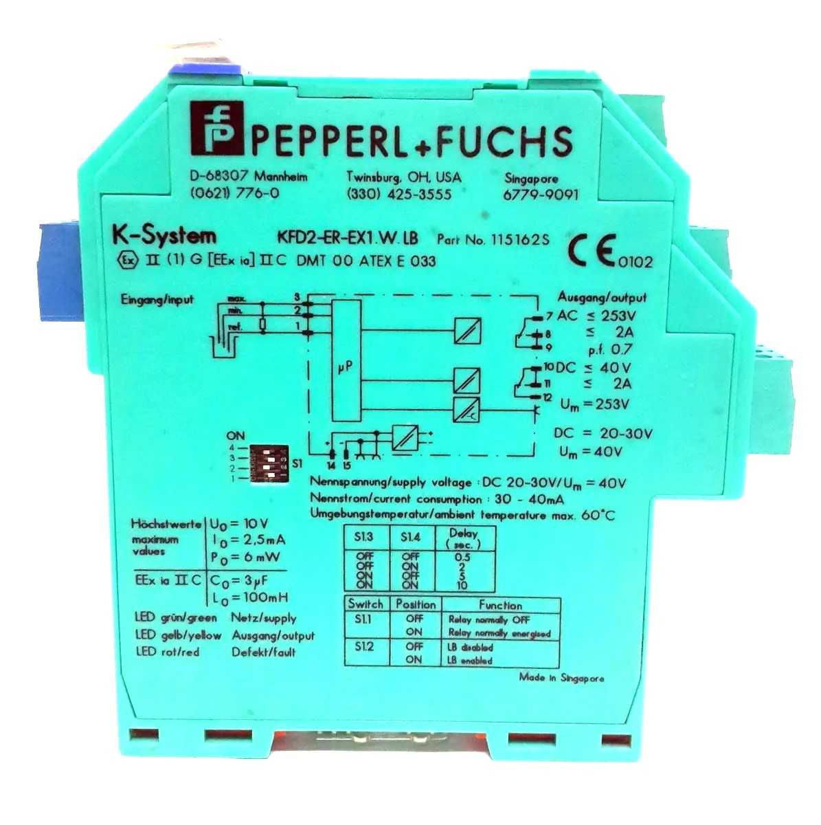 PEPPERL & FUCHS - 217732 - Signal Conditioners & Transmitters