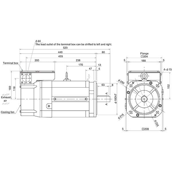 MITSUBISHI - SJ-4-V7.5-12T(F) - Motors