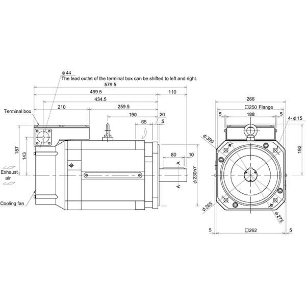 MITSUBISHI - SJ-4-V18.5-14T(F) - Motors