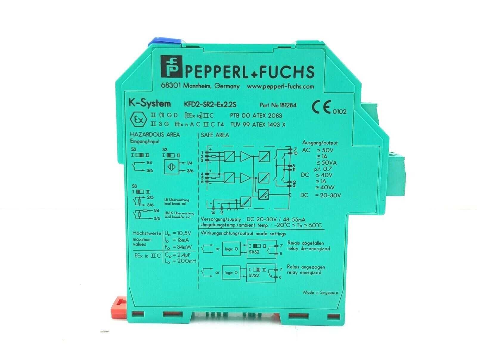 PEPPERL & FUCHS - 181284 - Signal Conditioners & Transmitters