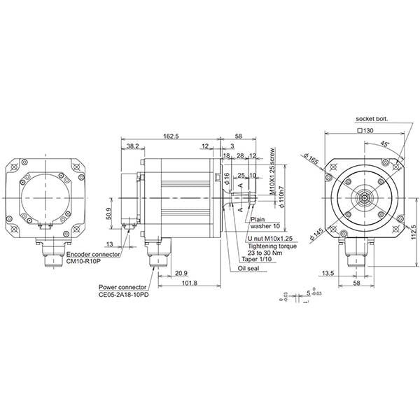MITSUBISHI - HF154T-A48 - Motors