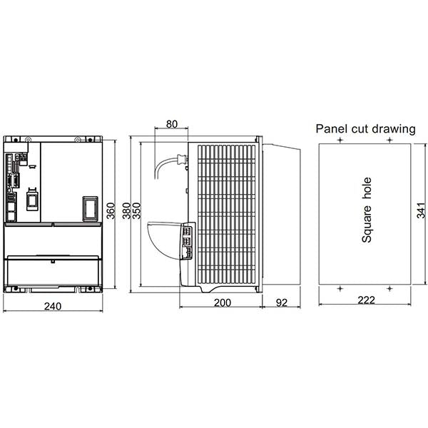 MITSUBISHI - MDS-EH-V1-200 - Drives