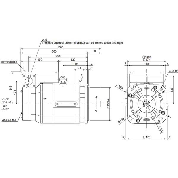 MITSUBISHI - SJ-V3.7-02ZT(M) - Motors