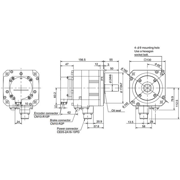 MITSUBISHI - HF-H54BS-A51 - Motors