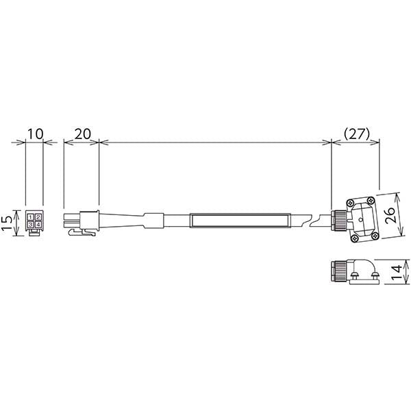 MITSUBISHI - SC-PWS4JCBL5M-A1-L - Electrical Cable & Wires