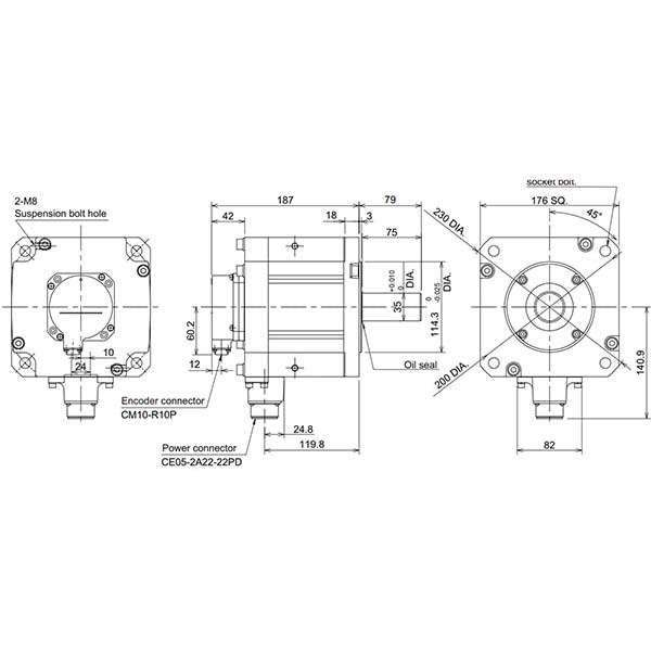 MITSUBISHI - HF-H354S-A51 - Motors