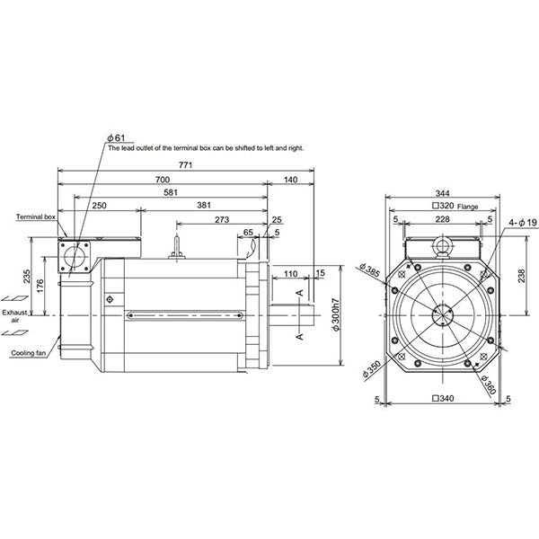 MITSUBISHI - SJ-V22-09T(M) - Motors