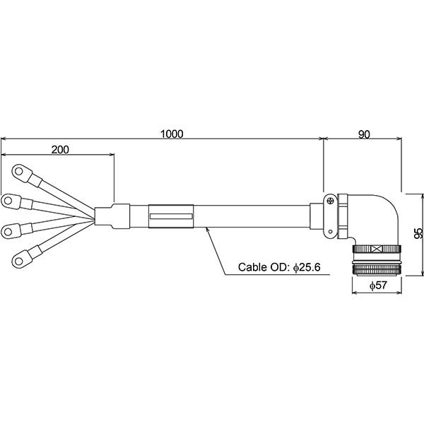 MITSUBISHI - SC-J2SJ4PW3C1M-A2 - Electrical Cable & Wires