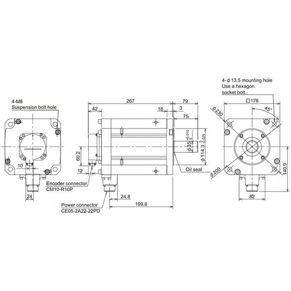 MITSUBISHI - HF-H703S-A51 - Motors