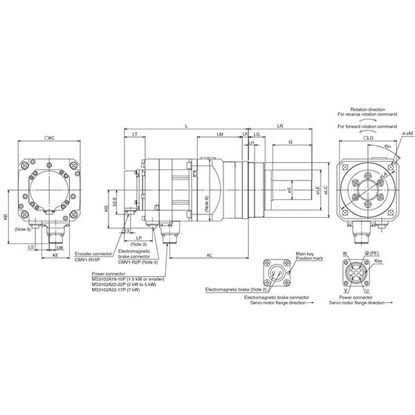 MITSUBISHI - HG-SR3524G7 1/11 - Motors