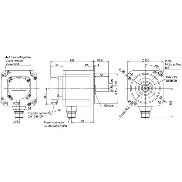 MITSUBISHI - HP104S-A51 - Motors