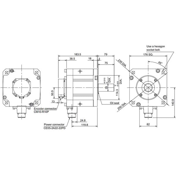 MITSUBISHI - HF303S-A48 - Motors