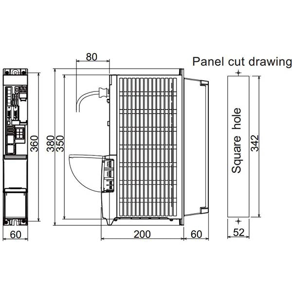 MITSUBISHI - MDS-EH-V1-80 - Drives