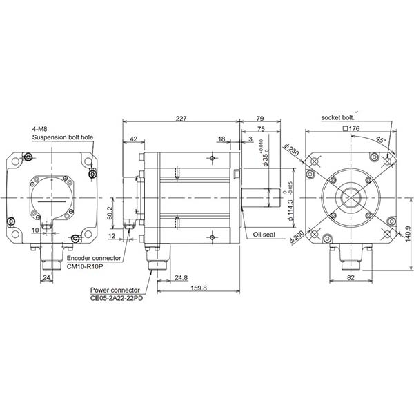 MITSUBISHI - HF-H453S-A51 - Motors