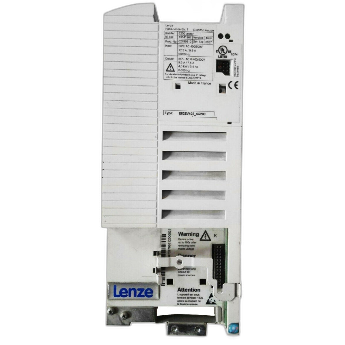 LENZE - E82EV402-2C - Motor Drives