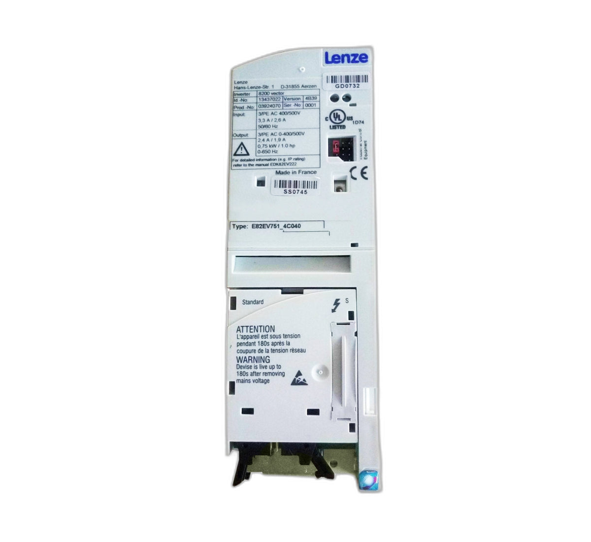 LENZE - E82EV751-4C040 - Motor Drives