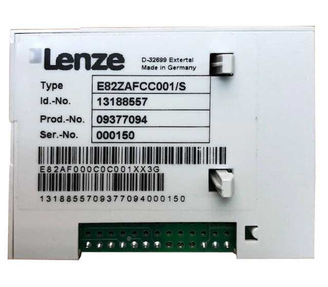 LENZE - E82ZAFCC001/S - PLC Expansion Modules
