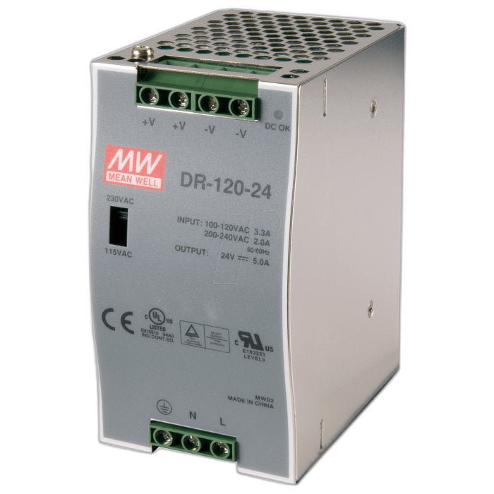 MEAN WELL - DR-120-24 - Power Supplies