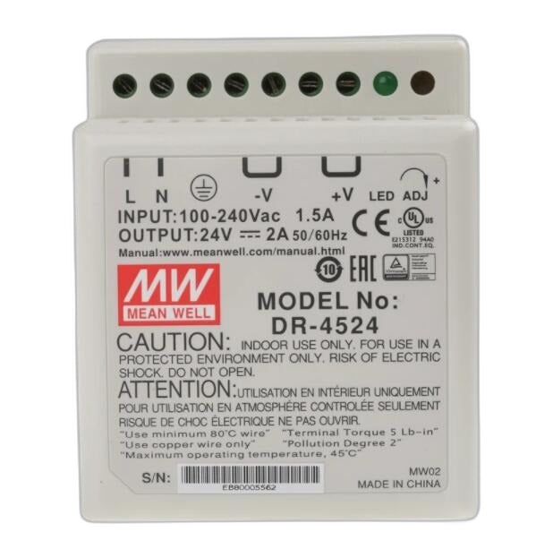 MEAN WELL - DR-45-24 - Power Supplies