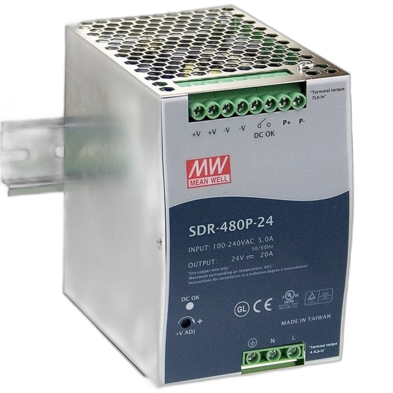 MEAN WELL - SDR-480P-24 - Power Supplies