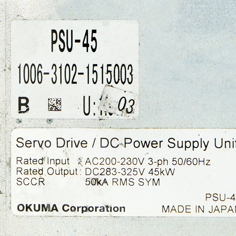 OKUMA - PSU-45 - Power Supplies