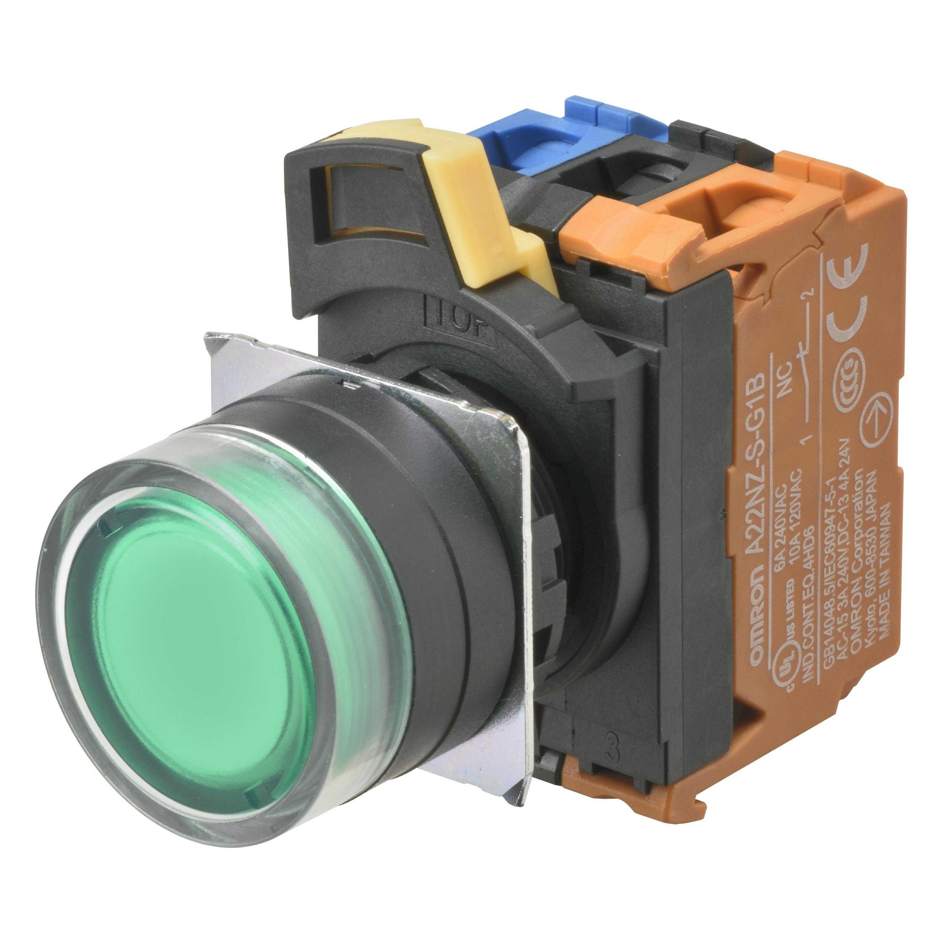 OMRON - A22NL-BGM-TGA-G102-GC - Push Buttons