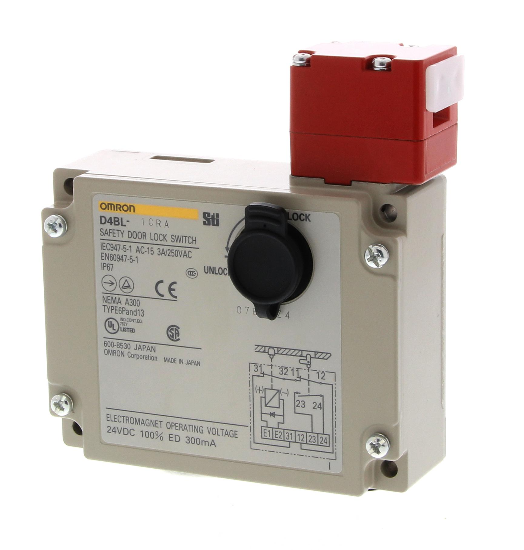 OMRON - D4BL-2DRG-A - Mechanical Limit Switches