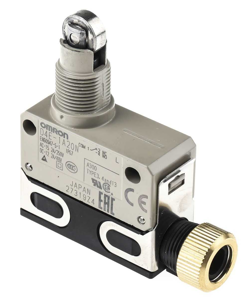 OMRON - D4E-1A20N - Mechanical Limit Switches