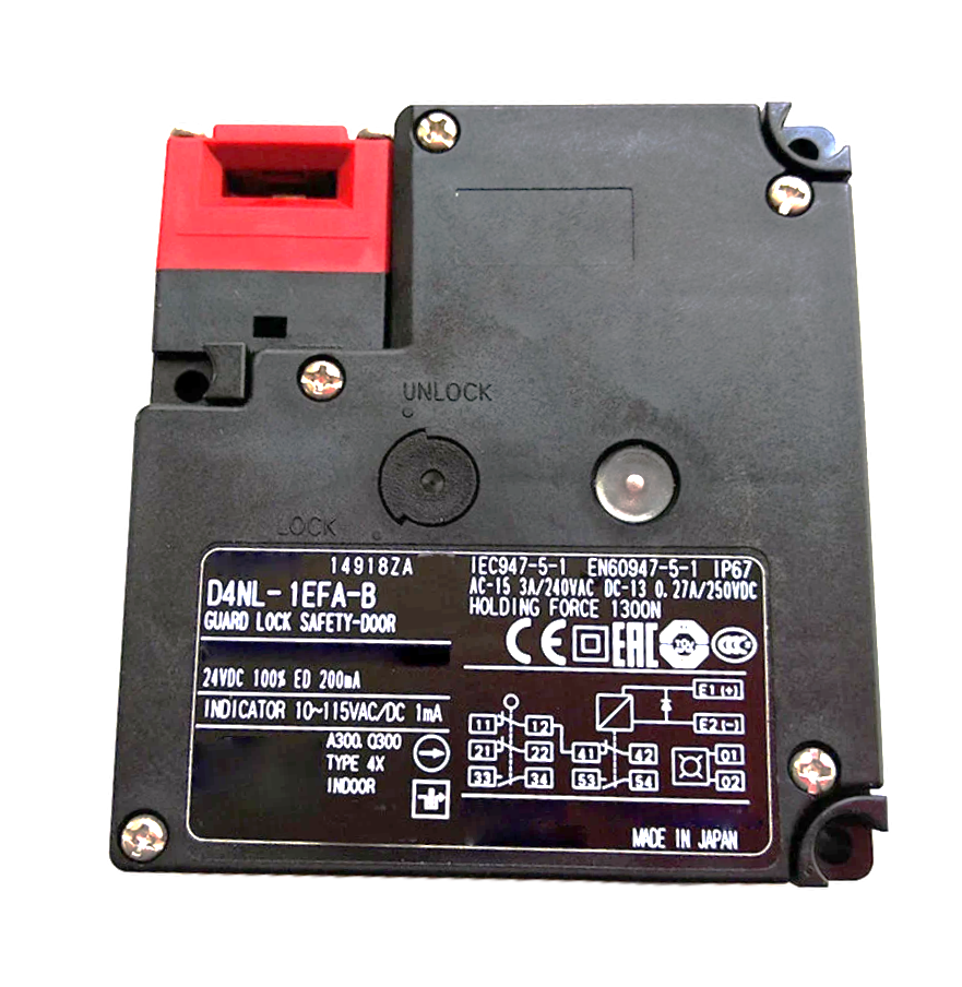 OMRON - D4NL-1EFA-B - Safety Interlock Switches