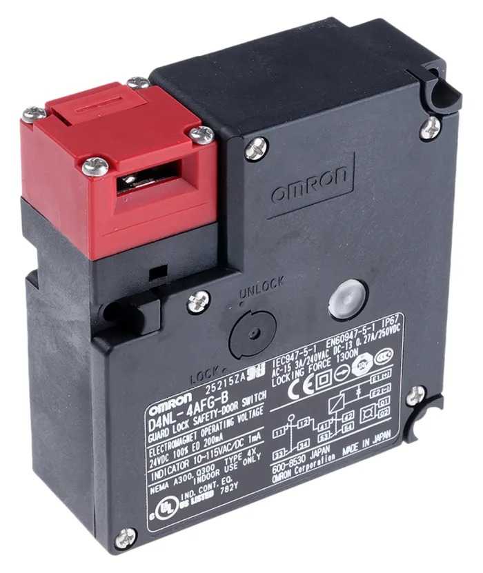 OMRON - D4NL-4CFB-B - Safety Interlock Switches