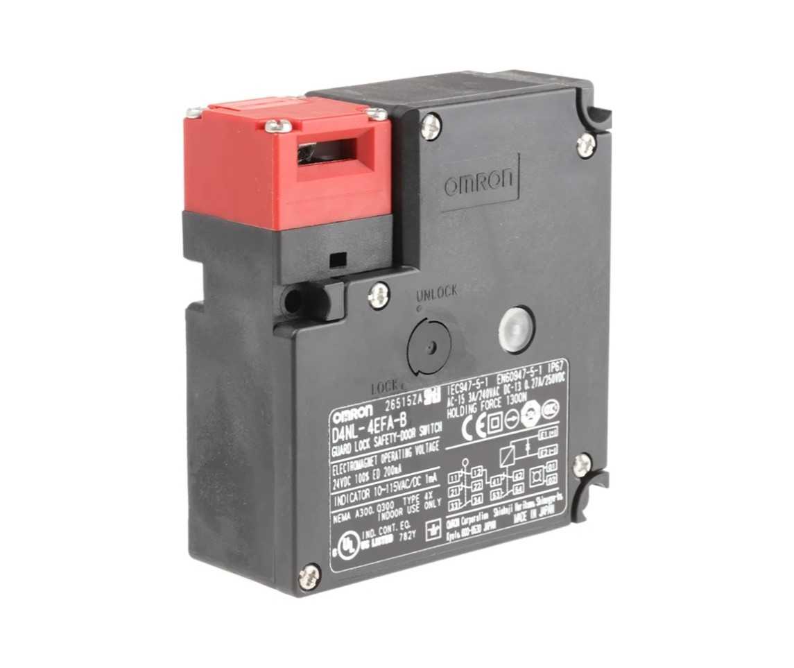 OMRON - D4NL-4EFA-B - Safety Interlock Switches