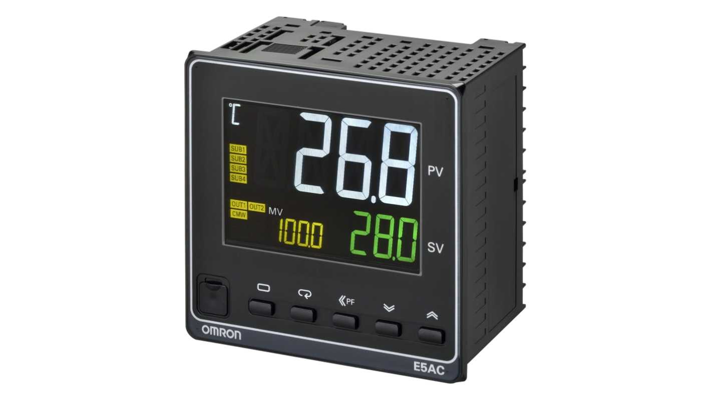 OMRON - E5AC-RR4A5M-000 - Temperature & Process Controllers