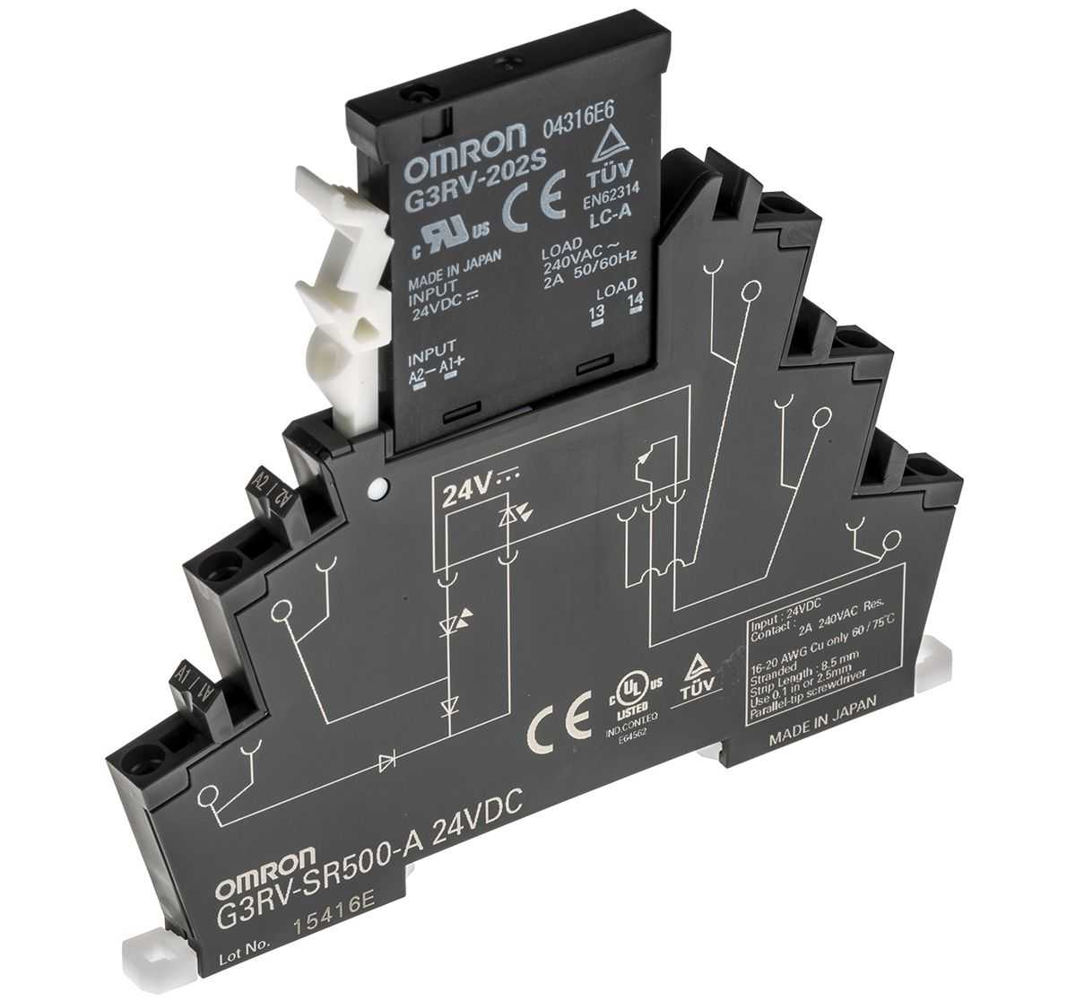 OMRON - G3RV-SR500-A AC/DC24 - Solid State Overload Relays