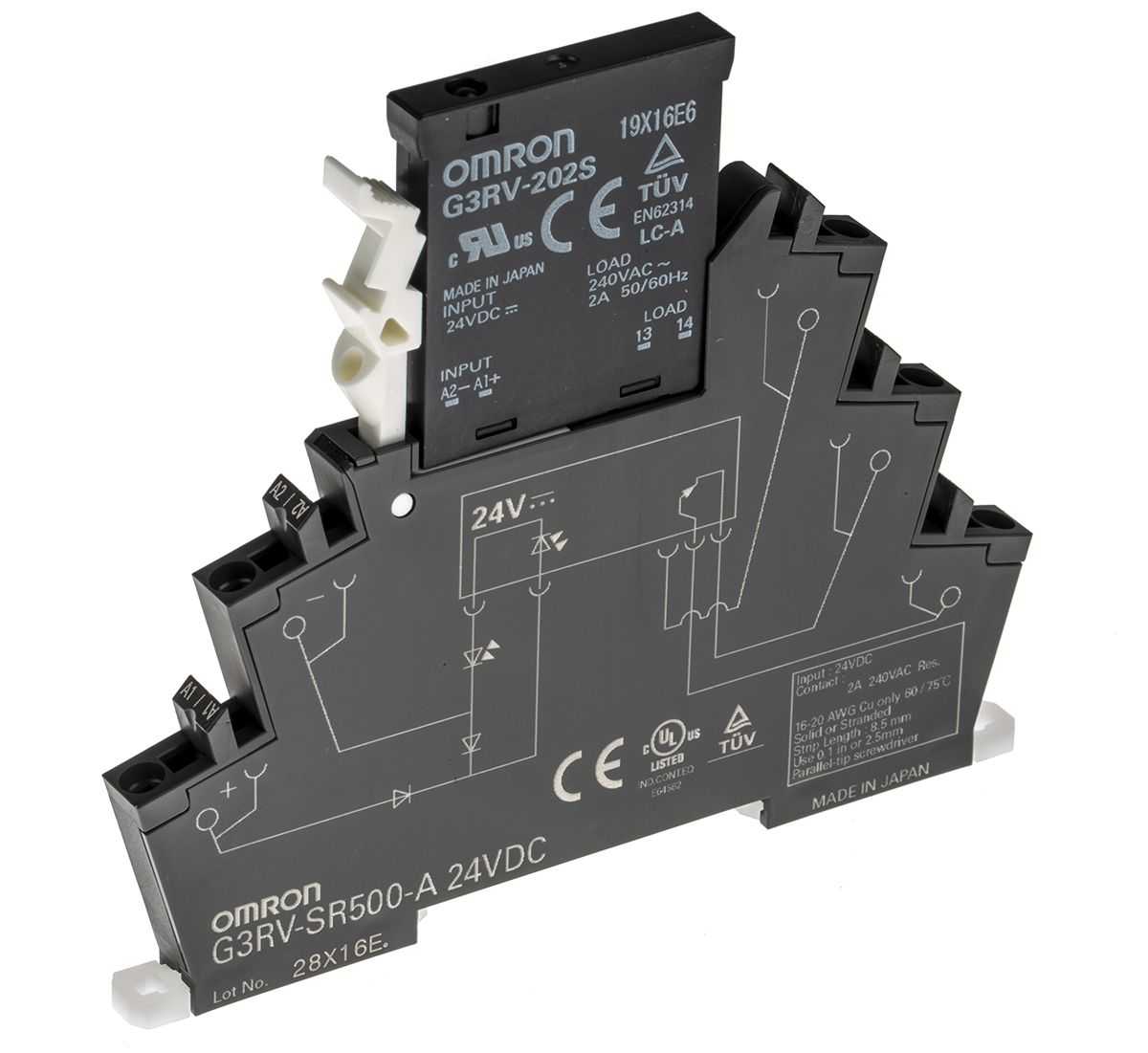 OMRON - G3RV-SR500-A DC24 - Solid State Overload Relays