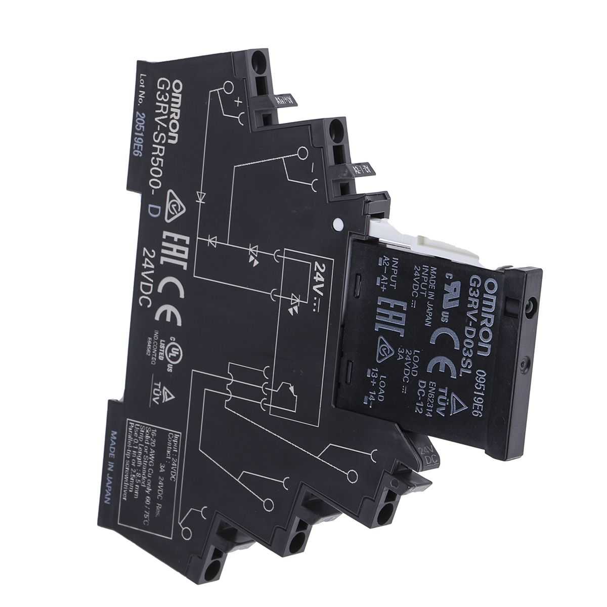 OMRON - G3RV-SR500-D DC24 - Solid State Overload Relays