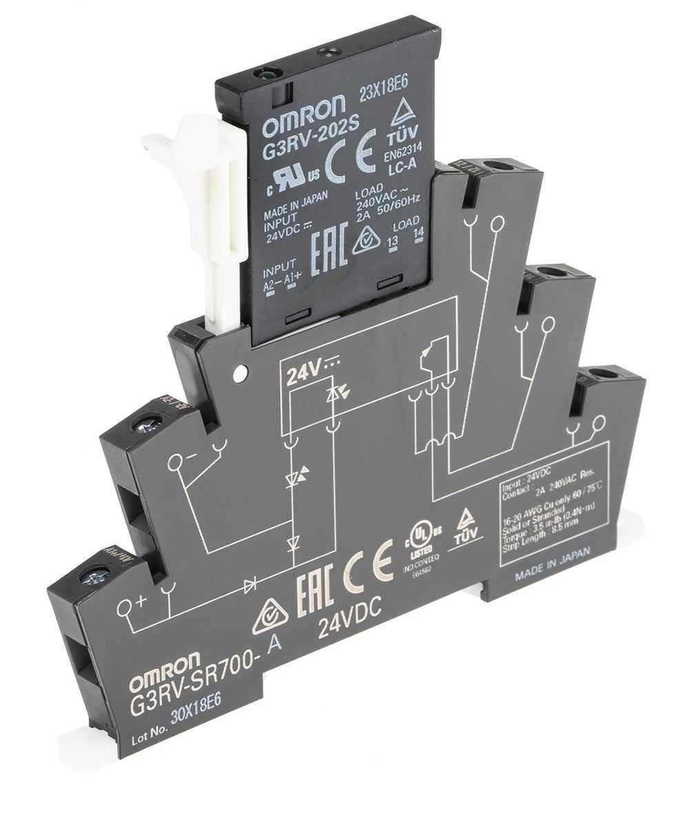 OMRON - G3RV-SR700-A DC24 - Solid State Overload Relays